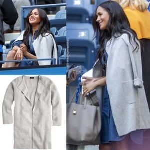 J. Crew Juliette Collarless Sweater-Blazer